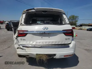 2020 Infiniti QX80 Luxe z VIN JN8AZ2NE2L9252153, wystawiony jako Copart lot #52533615 z przebiegiem 74 577 mil mil oraz Szkoda całkowita • Salvage title. Historia ofert i sprzedaży dostępna na DreamBid. Obrazek 6.