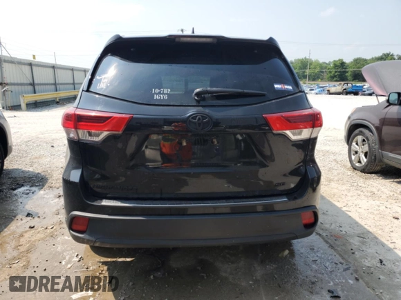 2018 Toyota Highlander SE with VIN 5TDJZRFH1JS884265, listed as a Copart auction lot 59542875 with 128,352 mi miles and Non repairable. Bid and sale history available at DreamBid. Image 6.