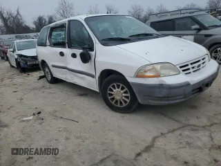 2000 Ford Windstar Cargo with VIN 2FTZA5442YBB30967, listed as a Copart auction lot 40231144 with Not Provided miles and Salvage Title. Bid and sale history available at carsss.com. Image 4.