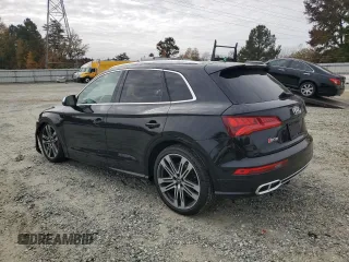 2018 Audi SQ5 Premium Plus with VIN WA1A4AFY5J2015637, listed as a Copart auction lot 79162774 with 106,848 mi miles and Salvage Title. Bid and sale history available at DreamBid. Image 2.