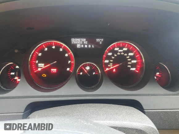 2010 GMC Acadia SLT1 with VIN 1GKLVMED1AJ168764, listed as a Copart auction lot 62559775 with 158,003 mi miles and Clean title. Bid and sale history available at DreamBid. Image 9.