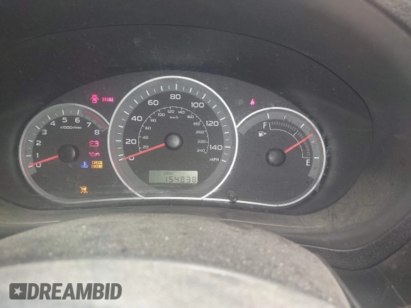 2009 Subaru Impreza Outback Special Sports with VIN JF1GH63679G814618, listed as a IAAI auction lot 42787948 with 154,838 mi miles and . Bid and sale history available at DreamBid. Image 7.