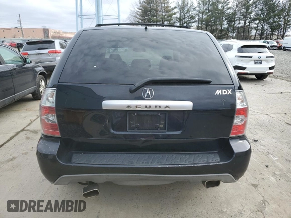 2006 Acura MDX Touring with VIN 2HNYD18656H545499, listed as a Copart auction lot 47592765 with 168,097 mi miles and Salvage Title. Bid and sale history available at carsss.com. Image 6.