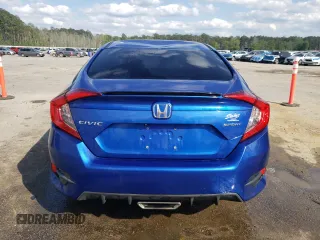 2019 Honda Civic Sport with VIN 2HGFC2F80KH521441, listed as a Copart auction lot 52235145 with 104,604 mi miles and Salvage title. Bid and sale history available at DreamBid. Image 6.