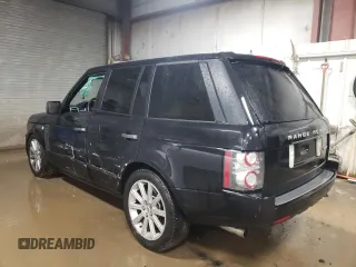 2011 Land Rover Range Rover SC with VIN SALMF1E46BA332032, listed as a Copart auction lot 42714825 with 98,298 mi miles and Salvage title. Bid and sale history available at DreamBid. Image 2.