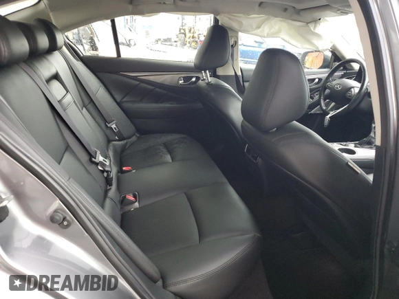 2017 Infiniti Q50 Signature Edition z VIN JN1EV7AR0HM834855, wystawiony jako Copart lot #59423175 z przebiegiem 66 256 mil mil oraz Szkoda całkowita • Salvage title. Historia ofert i sprzedaży dostępna na DreamBid. Obrazek 10.