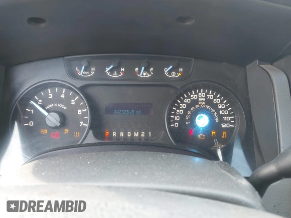 2012 Ford F-150 XL with VIN 1FTEX1EM7CFB90478, listed as a IAAI auction lot 41674087 with 342,328 mi miles. Bid and sale history available at carsss.com. Image 7.