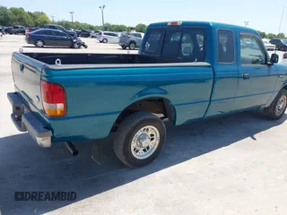 1995 Ford Ranger XL with VIN 1FTCR14A7SPA27802, listed as a IAAI auction lot 42020196 with 169,203 mi miles. Bid and sale history available at carsss.com. Image 4.