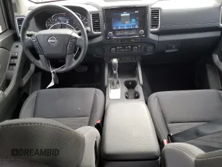2023 Nissan Frontier SV with VIN 1N6ED1FJ9PN653677, listed as a Copart auction lot 43245835 with 20,594 mi miles and Salvage title. Bid and sale history available at DreamBid. Image 8.