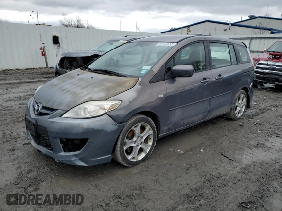 2009 Mazda 5 Touring with VIN JM1CR29L590338583, listed as a Copart auction lot 47972555 with 144,313 mi miles and Salvage Title. Bid and sale history available at carsss.com. Image 1.
