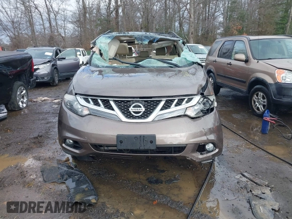 2014 Nissan Murano LE with VIN JN8AZ1MU4EW414243, listed as a IAAI auction lot 41106366 with 72,395 mi miles. Bid and sale history available at carsss.com. Image 12.