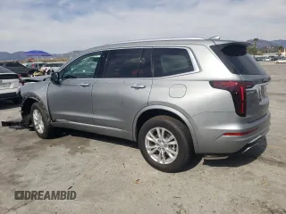 2024 Cadillac XT6 FWD Luxury with VIN 1GYKPAR46RZ748044, listed as a Copart auction lot 47118725 with 3,286 mi miles and Salvage title. Bid and sale history available at DreamBid. Image 2.