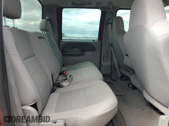 2005 Ford F-250 XL with VIN 1FTSW21565EC51046, listed as a Copart auction lot 56718045 with 143,991 mi miles and Salvage title. Bid and sale history available at DreamBid. Image 10.