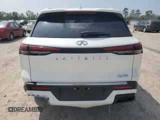 2023 Infiniti QX60 Luxe with VIN 5N1DL1FR4PC353091, listed as a Copart auction lot 51455235 with 30,358 mi miles and Salvage title. Bid and sale history available at DreamBid. Image 6.