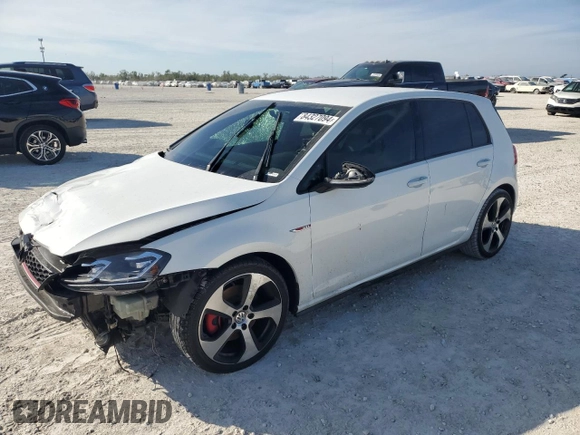 2016 Volkswagen Golf GTI Autobahn with VIN 3VW4T7AU2GM002002, listed as a Copart auction lot 84327094 with Not Provided miles and Salvage Title. Bid and sale history available at carsss.com. Image 1.