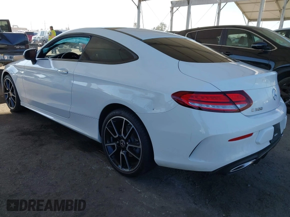 2023 Mercedes-Benz C 300 with VIN W1KWJ8DBXPG117545, listed as a IAAI auction lot 41134596 with 16,665 mi miles and . Bid and sale history available at DreamBid. Image 3.