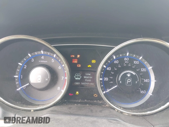 2011 Hyundai Sonata Limited with VIN 5NPEC4AB2BH256067, listed as a IAAI auction lot 41180409 with 166,349 mi miles and . Bid and sale history available at carsss.com. Image 7.