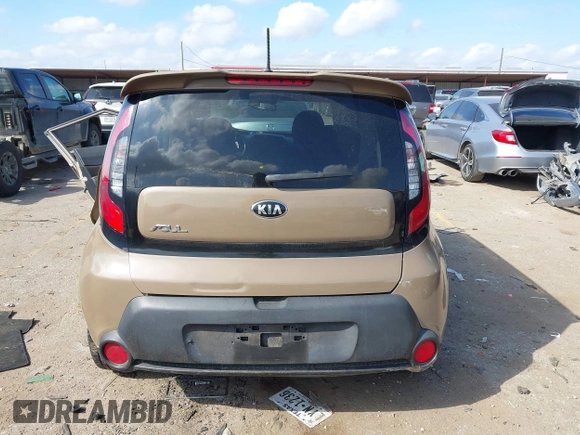 2015 Kia Soul with VIN KNDJN2A21F7150992, listed as a IAAI auction lot 41487863 with 1 mi miles. Bid and sale history available at carsss.com. Image 16.