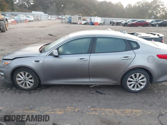 2018 Kia Optima LX with VIN 5XXGT4L39JG269147, listed as a IAAI auction lot 40743582 with 95,283 mi miles and . Bid and sale history available at DreamBid. Image 14.