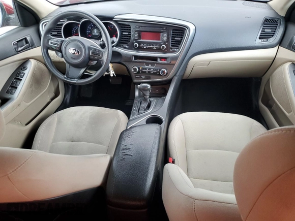 2015 Kia Optima LX with VIN 5XXGM4A79FG501062, listed as a Copart auction lot 51776395 with 112,489 mi miles and Salvage Title. Bid and sale history available at carsss.com. Image 8.