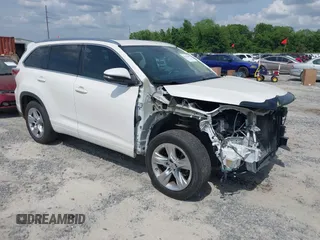 2014 Toyota Highlander Limited with VIN 5TDYKRFH7ES013783, listed as a IAAI auction lot 42178484 with 164,449 mi miles and . Bid and sale history available at DreamBid. Image 1.
