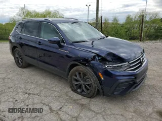 2023 Volkswagen Tiguan SE with VIN 3VVNB7AX4PM132188, listed as a Copart auction lot 55757405 with 23,698 mi miles and Salvage title. Bid and sale history available at DreamBid. Image 4.