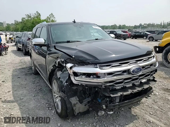 2022 Ford Expedition Platinum with VIN 1FMJU1MTXNEA27764, listed as a Copart auction lot 58815345 with 67,219 mi miles and Salvage title. Bid and sale history available at DreamBid. Image 15.