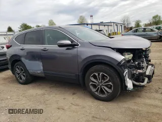 2021 Honda CR-V EX-L with VIN 2HKRW2H80MH618004, listed as a Copart auction lot 53980895 with 48,072 mi miles and Salvage Title. Bid and sale history available at DreamBid. Image 4.