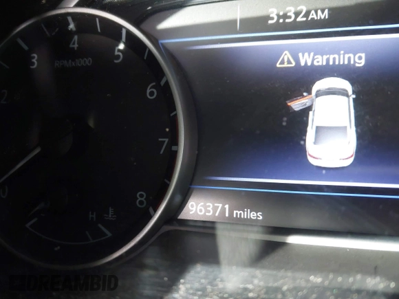 2017 Nissan Maxima SV with VIN 1N4AA6AP9HC406195, listed as a IAAI auction lot 41747116 with 97,213 mi miles. Bid and sale history available at carsss.com. Image 14.