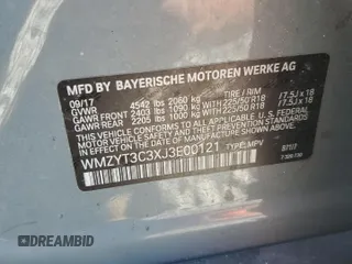 2018 MINI Countryman Cooper S z VIN WMZYT3C3XJ3E00121, wystawiony jako Copart lot #57341905 z przebiegiem 64 387 mil mil oraz Szkody całkowita. Historia ofert i sprzedaży dostępna na DreamBid. Obrazek 12.