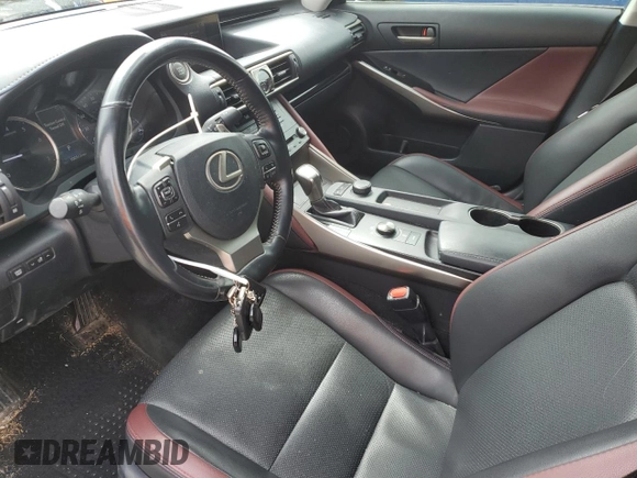 2017 Lexus IS 300 with VIN JTHCM1D2XH5019056, listed as a Copart auction lot 50429755 with 100,513 mi miles and Salvage title. Bid and sale history available at DreamBid. Image 7.