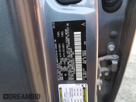 2023 Lexus RX with VIN 2T2BAMCA7PC023210, listed as a Copart auction lot 68505134 with Not Provided miles and Salvage Title. Bid and sale history available at carsss.com. Image 13.