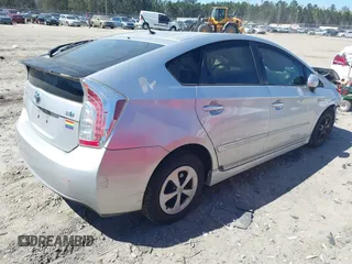 2013 Toyota Prius One with VIN JTDKN3DU7D0343743, listed as a IAAI auction lot 41816317 with 183,096 mi miles. Bid and sale history available at carsss.com. Image 4.