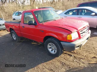 2003 Ford Ranger XL with VIN 1FTYR10D23PB78750, listed as a IAAI auction lot 41872460 with 163,604 mi miles. Bid and sale history available at carsss.com. Image 1.