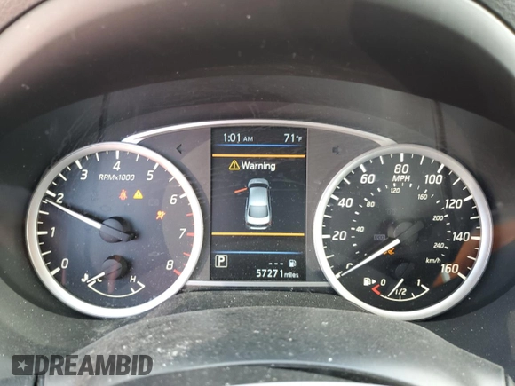 2019 Nissan Sentra S with VIN 3N1AB7AP7KY245490, listed as a Copart auction lot 54504135 with 57,271 mi miles and Clean Title. Bid and sale history available at DreamBid. Image 9.