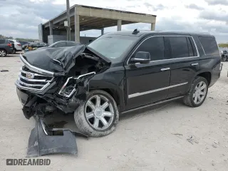 2020 Cadillac Escalade Premium Luxury with VIN 1GYS3CKJ6LR130642, listed as a Copart auction lot 48387515 with 74,707 mi miles and Salvage Title. Bid and sale history available at carsss.com. Image 1.