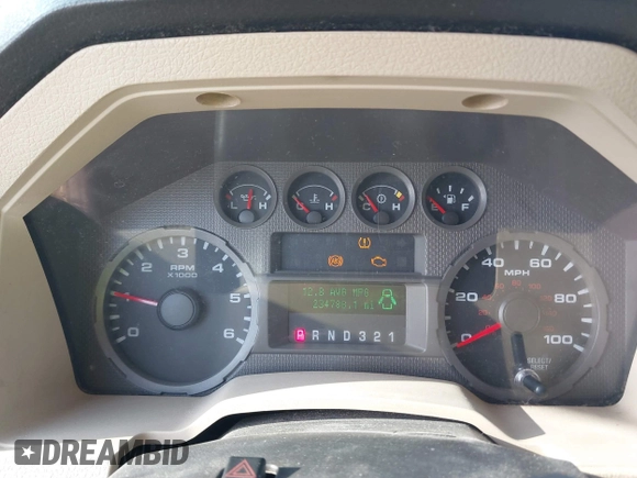 2008 Ford Super Duty F-250 SRW XL with VIN 1FTNX20538EC36665, listed as a IAAI auction lot 41428633 with 234,788 mi miles. Bid and sale history available at carsss.com. Image 7.