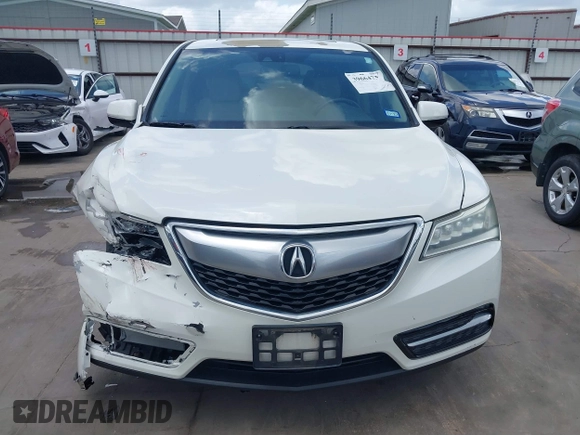 2014 Acura MDX Tech Pkg with VIN 5FRYD3H40EB007845, listed as a IAAI auction lot 39664732 with 79,420 mi miles. Bid and sale history available at carsss.com. Image 12.