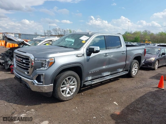 2021 GMC Sierra 1500 SLT with VIN 3GTU9DED4MG220866, listed as a IAAI auction lot 41918595 with 12,981 mi miles. Bid and sale history available at carsss.com. Image 14.