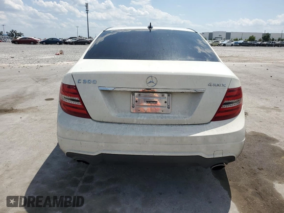 2012 Mercedes-Benz C-Class C 300 Sport with VIN WDDGF8BB6CR230271, listed as a Copart auction lot 53826345 with 141,891 mi miles and Salvage Title. Bid and sale history available at carsss.com. Image 6.