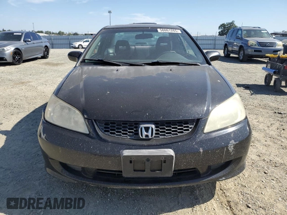 2004 Honda Civic EX z VIN 1HGEM22934L030259, wystawiony jako Copart lot #58861265 z przebiegiem Nie podano mil oraz Szkoda całkowita • Salvage title. Historia ofert i sprzedaży dostępna na DreamBid. Obrazek 5.