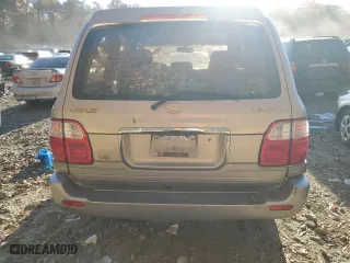2002 Lexus LX 470 with VIN JTJHT00W723521181, listed as a Copart auction lot 78662114 with 281,941 mi miles and Salvage Title. Bid and sale history available at carsss.com. Image 6.