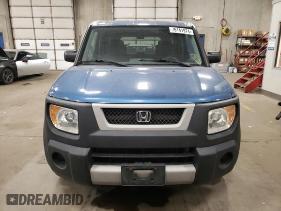 2006 Honda Element with VIN 5J6YH27336L000258, listed as a Copart auction lot 76141974 with 146,613 mi miles and Clean Title. Bid and sale history available at DreamBid. Image 5.