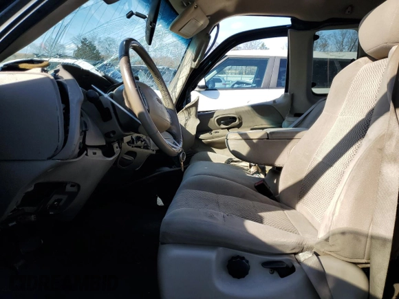 2002 Ford F-150 XL with VIN 1FTRX17W52NB83825, listed as a Copart auction lot 85794444 with 0 mi miles and Salvage Title. Bid and sale history available at carsss.com. Image 7.