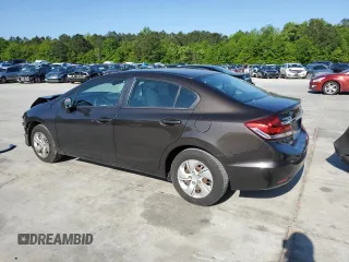 2014 Honda Civic LX z VIN 2HGFB2F54EH533010, wystawiony jako Copart lot #52859605 z przebiegiem 81 051 mil mil oraz Szkoda całkowita • Salvage title. Historia ofert i sprzedaży dostępna na DreamBid. Obrazek 2.