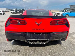2016 Chevrolet Corvette 1LT with VIN 1G1YB2D75G5104618, listed as a Copart auction lot 62135955 with 72,712 mi miles and Salvage title. Bid and sale history available at DreamBid. Image 6.