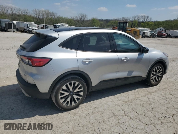 2020 Ford Escape SE Sport Hybrid with VIN 1FMCU0BZ5LUA15373, listed as a Copart auction lot 52901205 with 83,154 mi miles and Salvage Title. Bid and sale history available at DreamBid. Image 3.