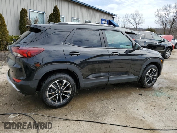 2024 Chevrolet TrailBlazer LT with VIN KL79MPS23RB080590, listed as a Copart auction lot 47540195 with Not Provided miles and Non Repairable. Bid and sale history available at DreamBid. Image 3.