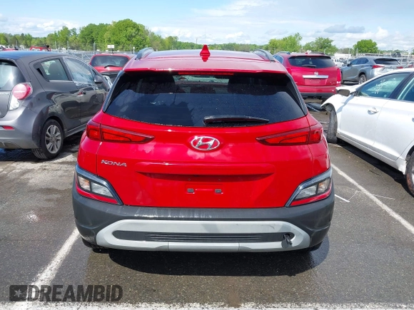 2022 Hyundai Kona SEL with VIN KM8K62AB6NU910444, listed as a IAAI auction lot 42017223 with 40,138 mi miles and . Bid and sale history available at carsss.com. Image 16.