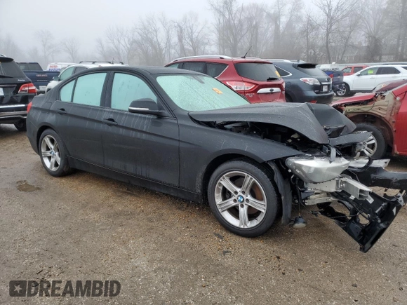 2015 BMW 3 Series 320i xDrive with VIN WBA3C3C58FP664265, listed as a Copart auction lot 40079394 with 0 mi miles and Salvage Title. Bid and sale history available at carsss.com. Image 4.